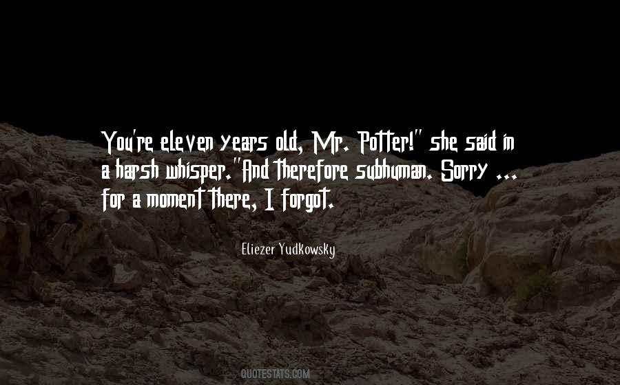 Mr Potter Quotes #433963