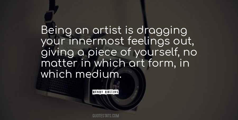 Artist Feelings Quotes #254466