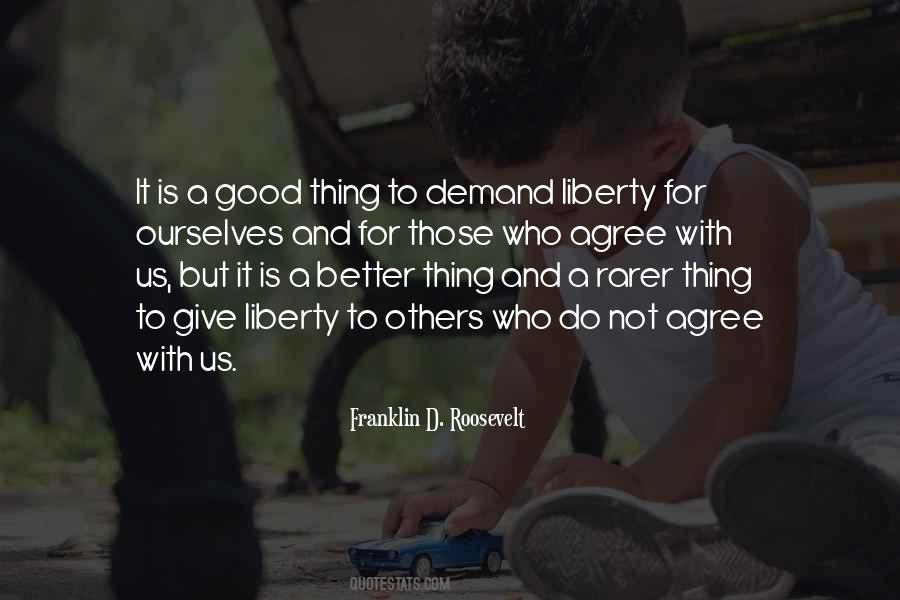 Quotes About Giving Up Liberty #1004602