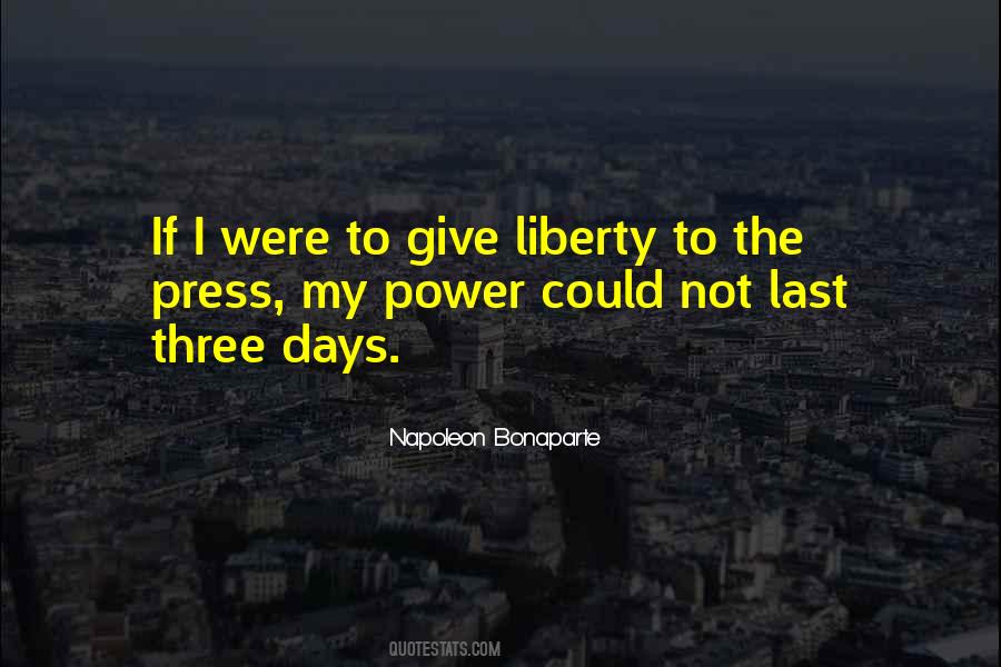 Quotes About Giving Up Liberty #1488591