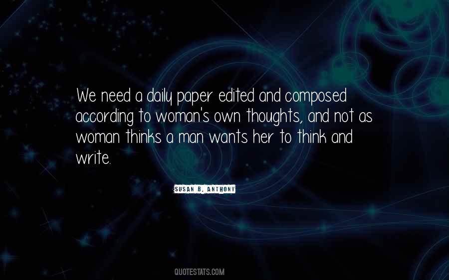 Need A Woman Quotes #900899
