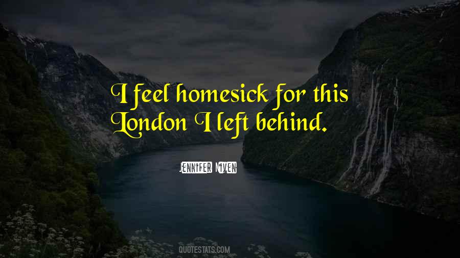 You Feel Homesick Quotes #1127316