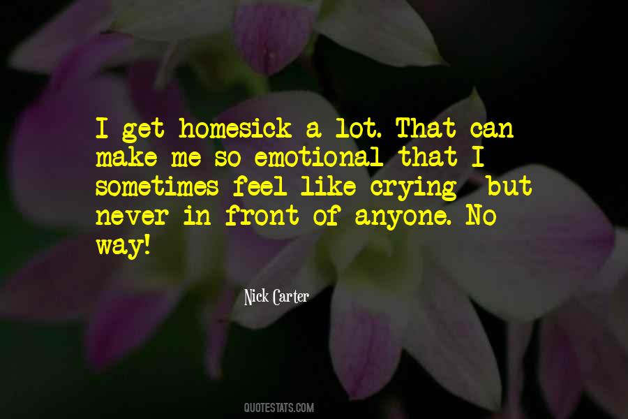 You Feel Homesick Quotes #700344