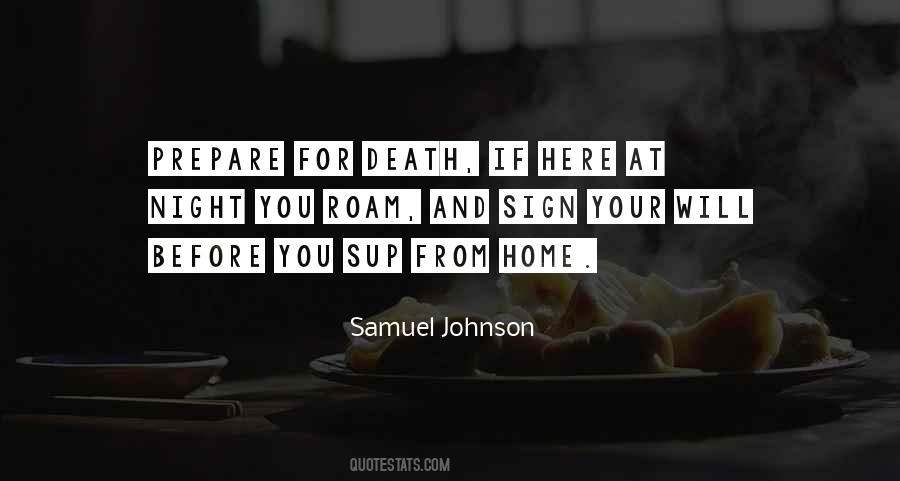 Night At Home Quotes #254407