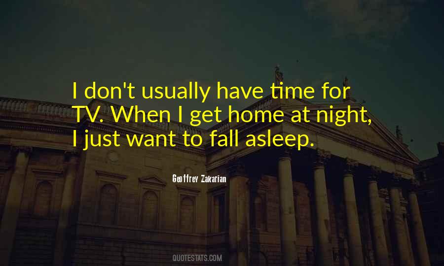 Night At Home Quotes #262694