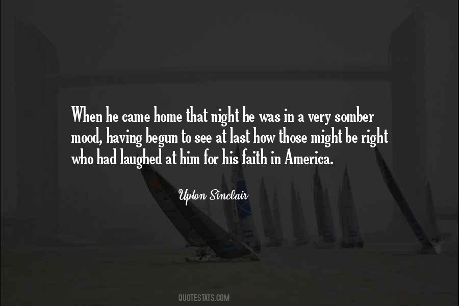 Night At Home Quotes #789405