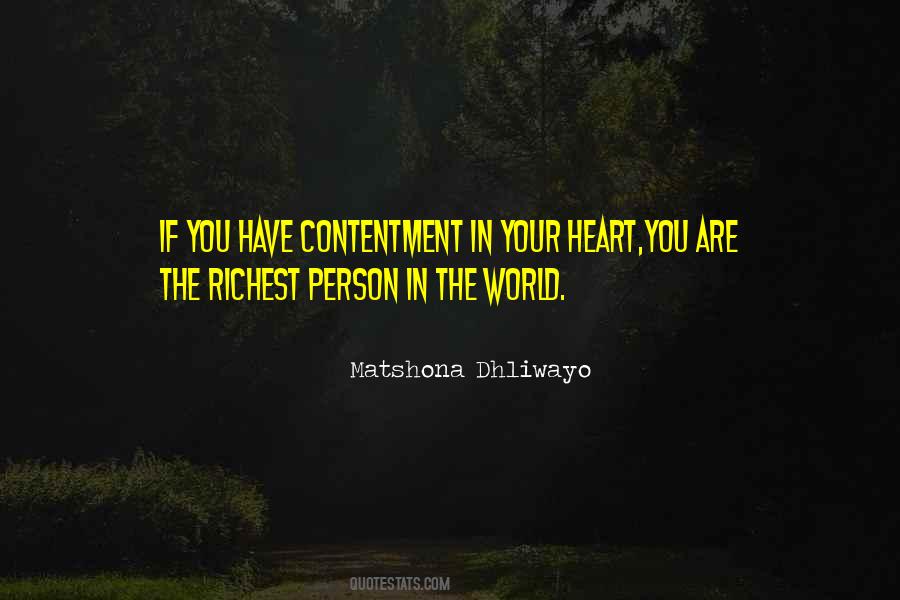 Your Contentment Quotes #495415