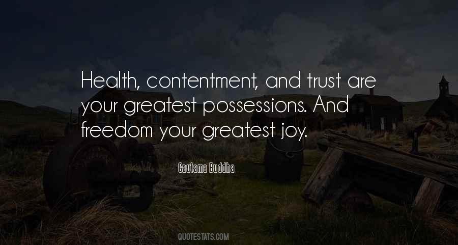 Your Contentment Quotes #92150
