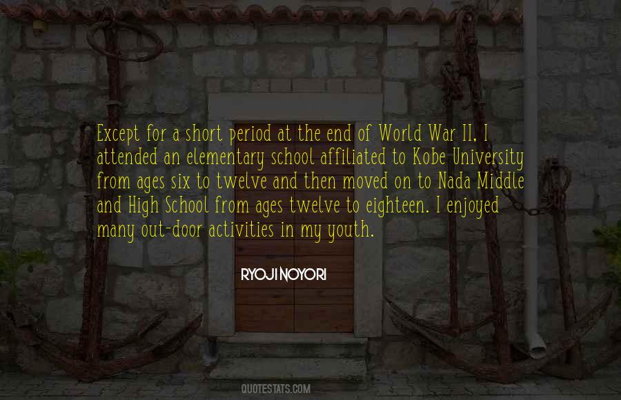 Quotes About The Youth Of The World #427949