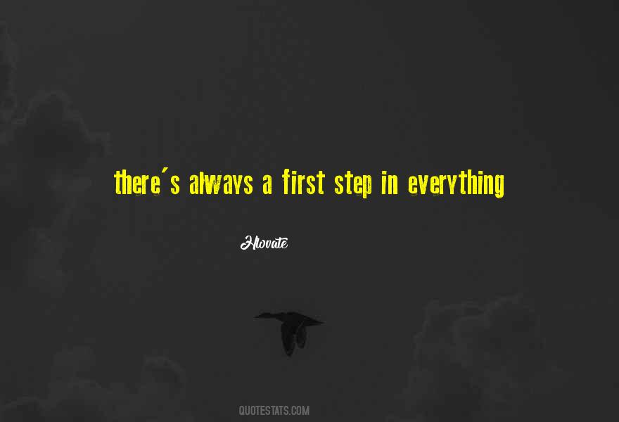 Quotes About A First Step #769264