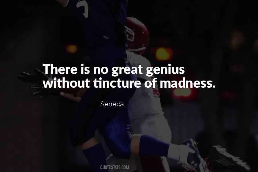 Genius Madness Quotes #466962
