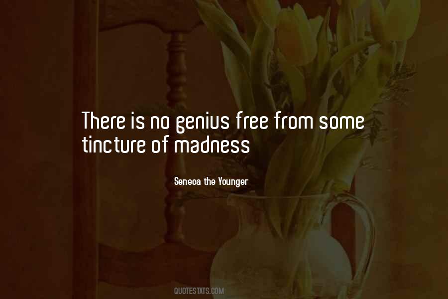 Genius Madness Quotes #636402