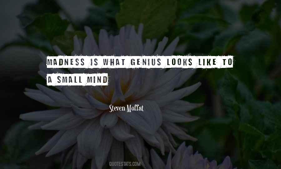 Genius Madness Quotes #837746