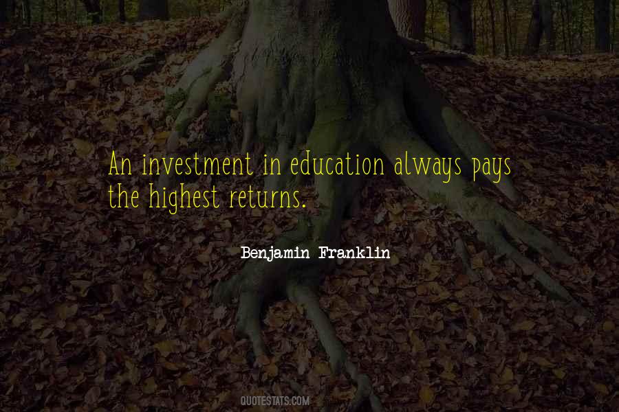 Education Investment Quotes #1020717