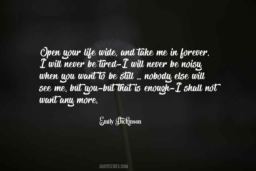 I Want To Be Your Forever Quotes #673985