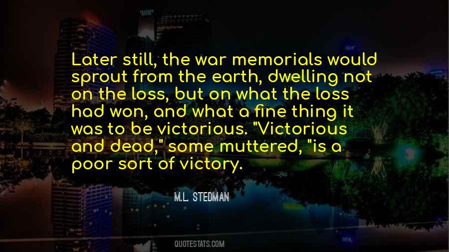 Victory War Quotes #129052