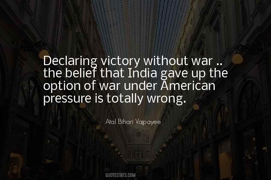Victory War Quotes #892707