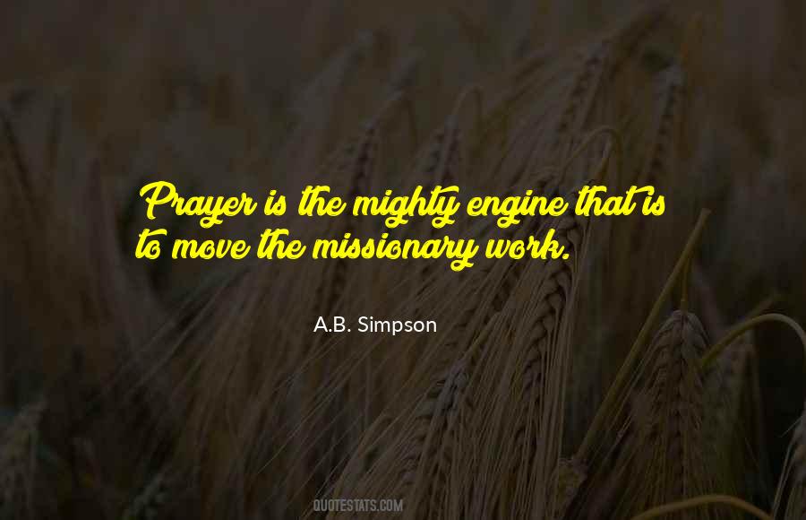 Missionary Prayer Quotes #1005688