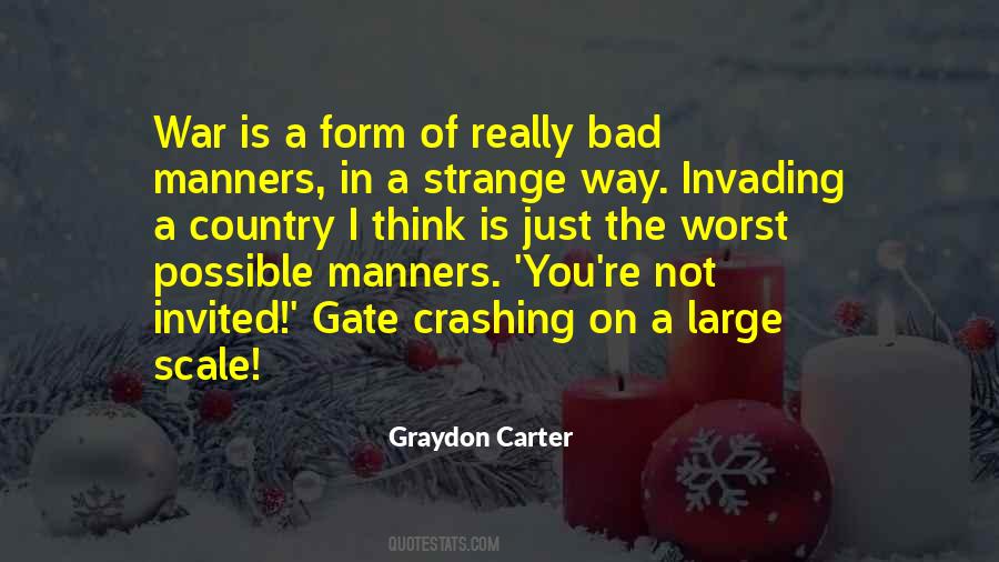 Gate Crashing Quotes #1042688