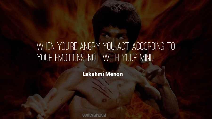 With Your Emotions Quotes #33982