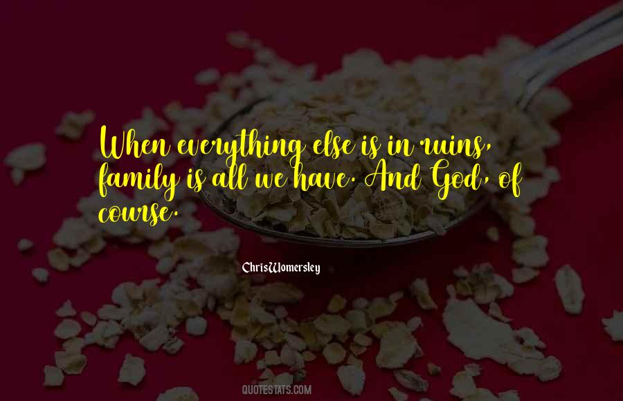 Family God Quotes #433969