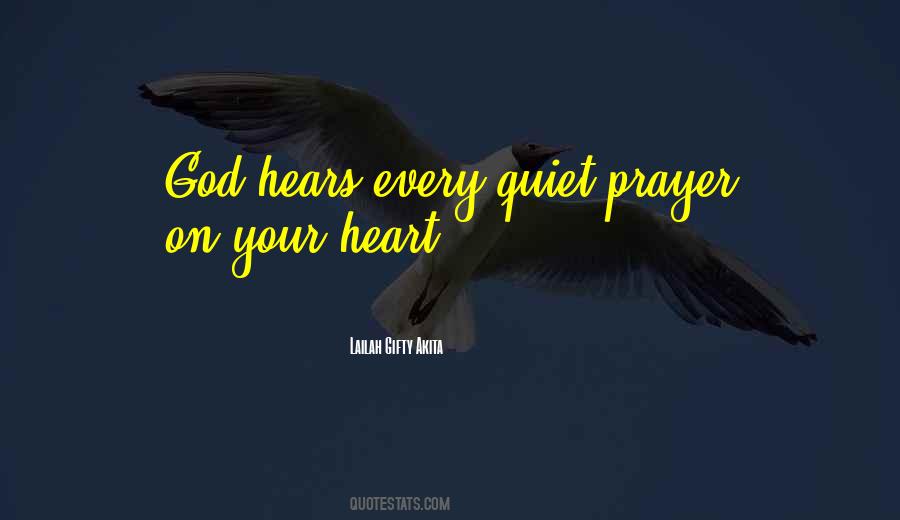 Heart Prayer Quotes #298939