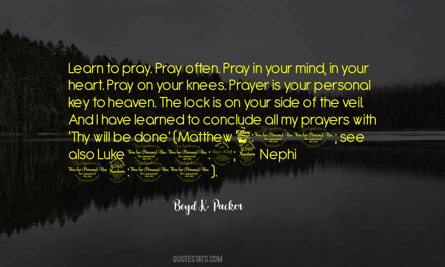 Heart Prayer Quotes #986961