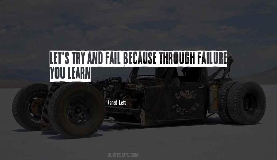 Try And Fail Quotes #1435112
