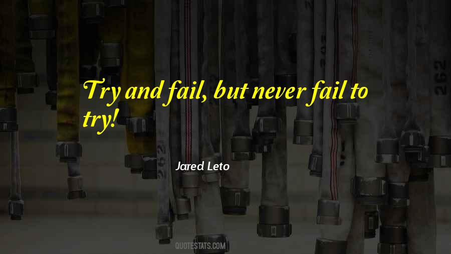 Try And Fail Quotes #1780141