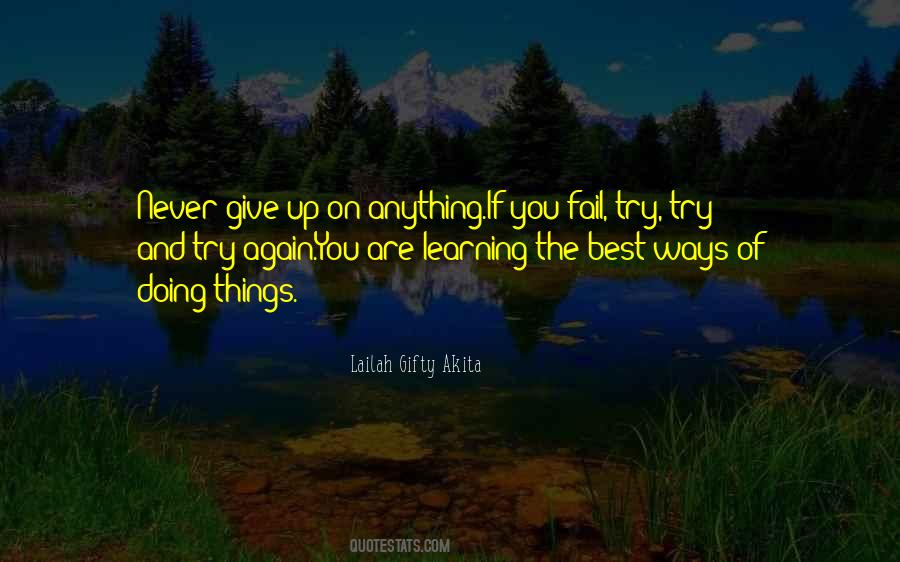 Try And Fail Quotes #506201