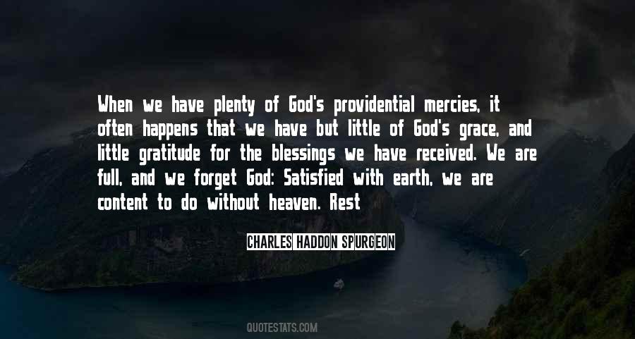 Blessings And Grace Quotes #1445264