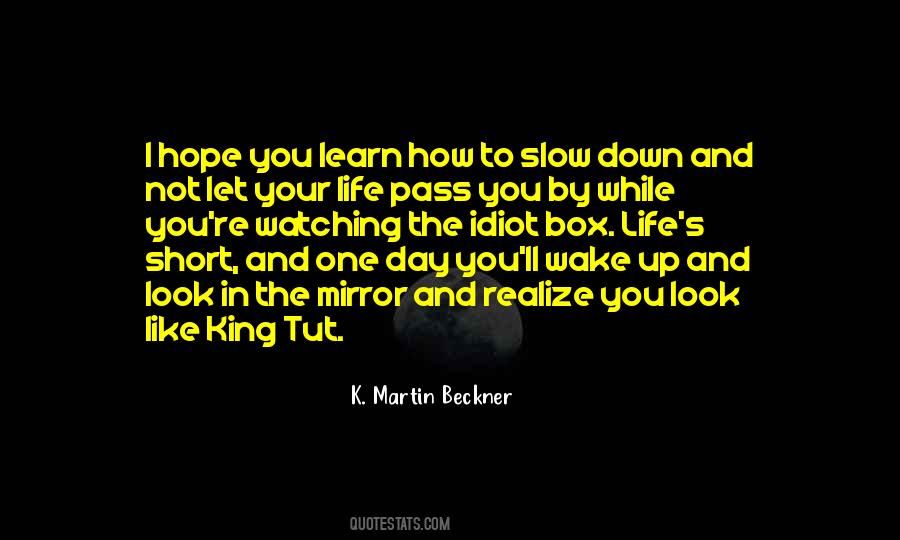 Life Pass You By Quotes #1875262