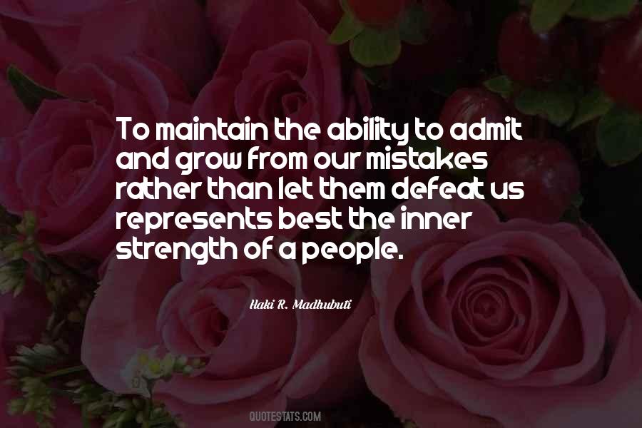 Grow From Mistakes Quotes #1784311