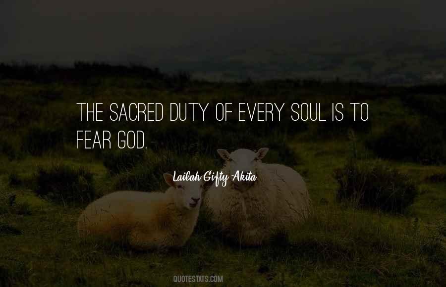 Duty Is God Quotes #1603239