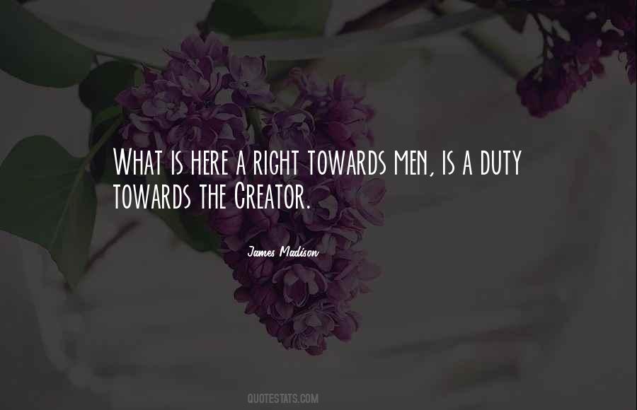 Duty Is God Quotes #99007