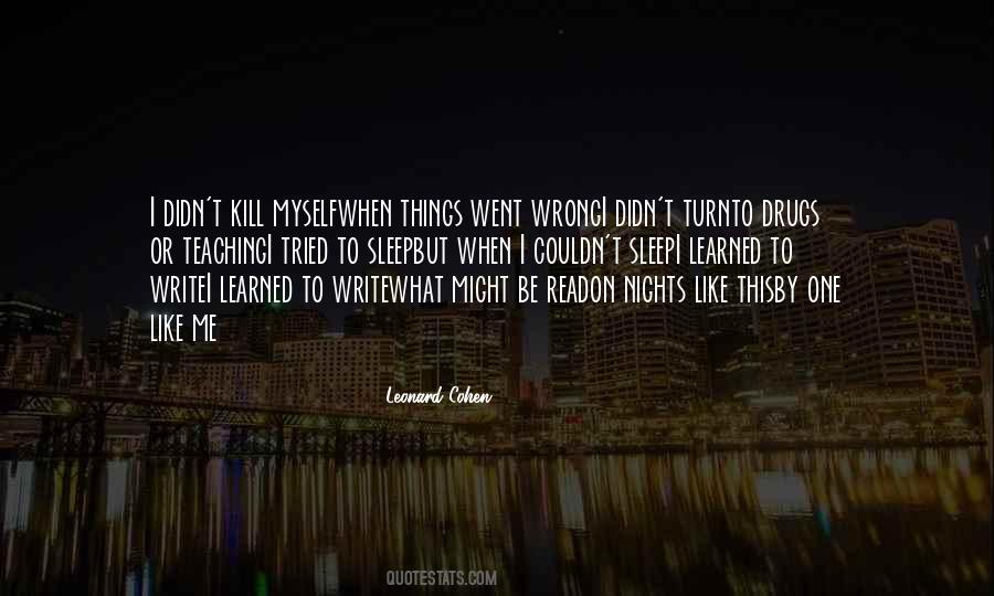 On Nights Quotes #1748812