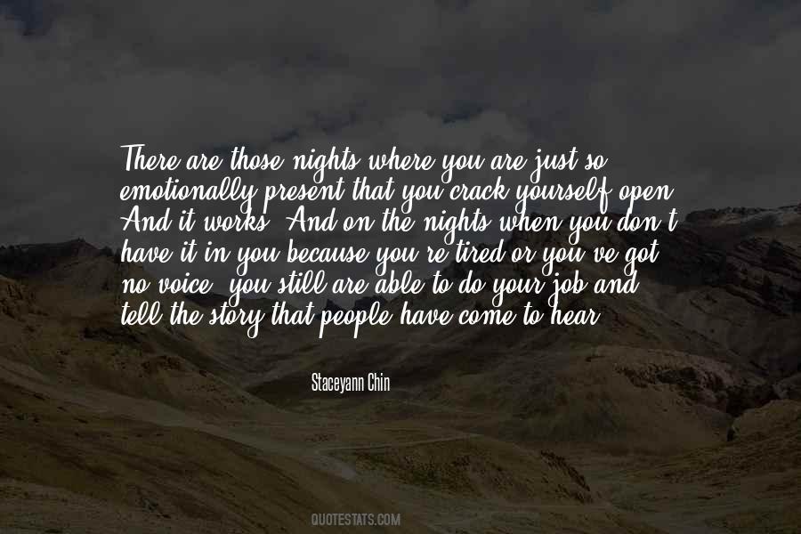 On Nights Quotes #193332