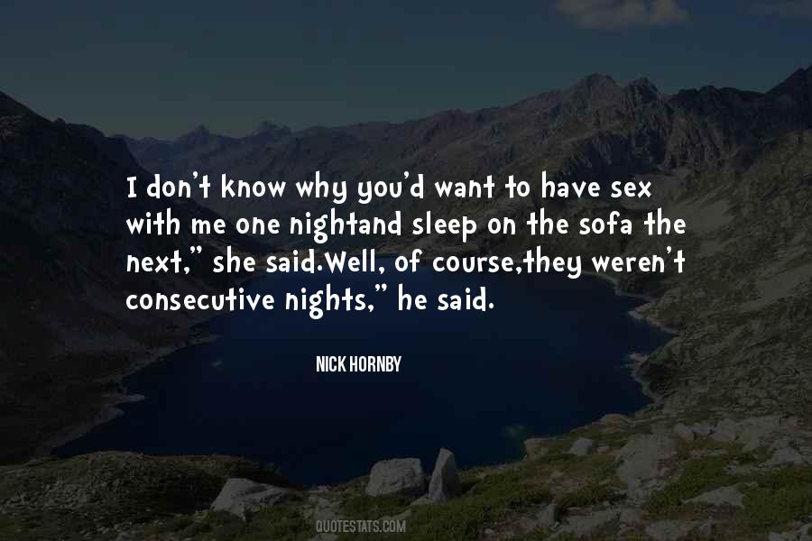 On Nights Quotes #353942