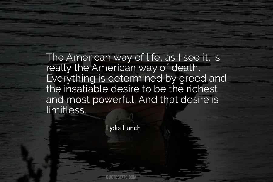 American Greed Quotes #591686