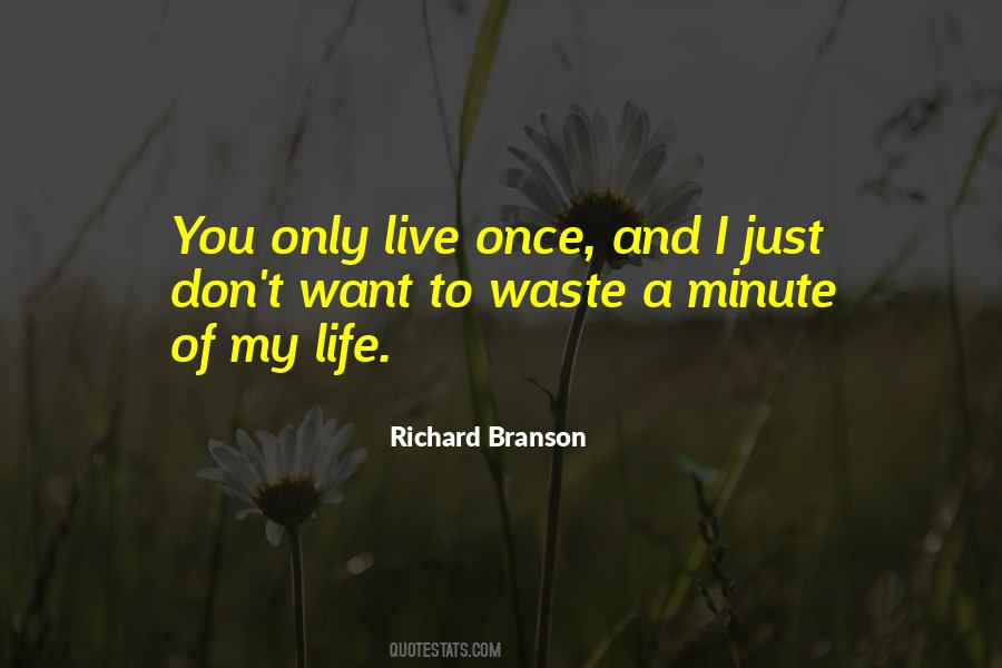 Waste My Life Quotes #313146