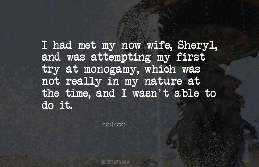 Quotes About Wife Nature #1474863
