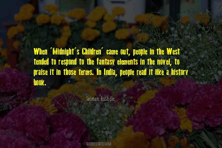 Midnight Children Salman Rushdie Quotes #1354962