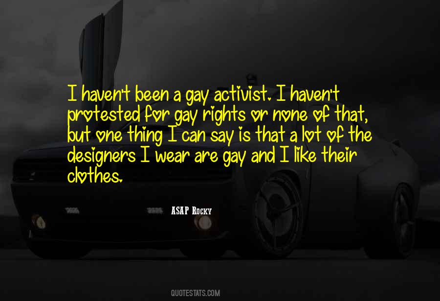 Gay Activist Quotes #497933