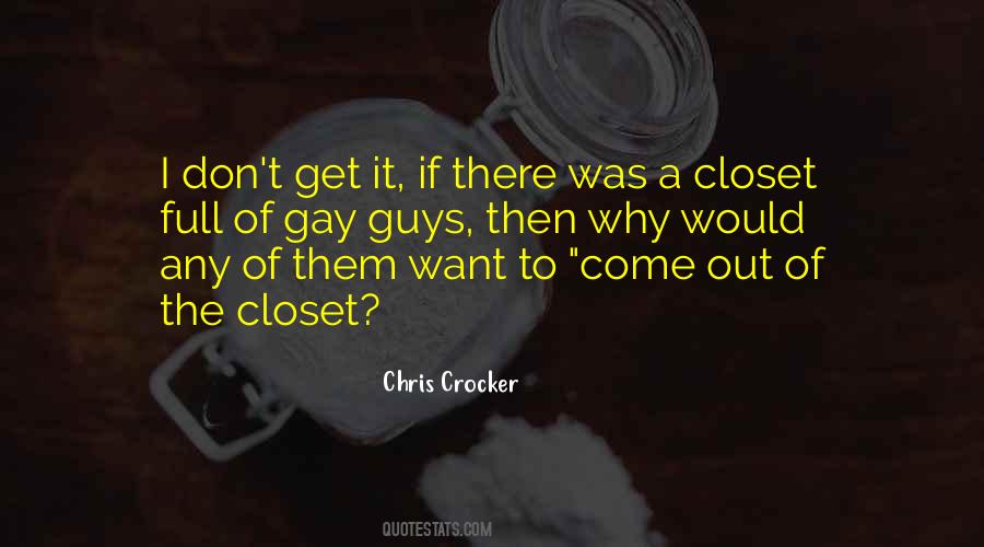 Gay Closet Quotes #819381