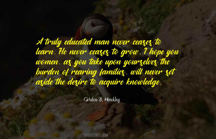 Knowledge Is A Burden Quotes #110354