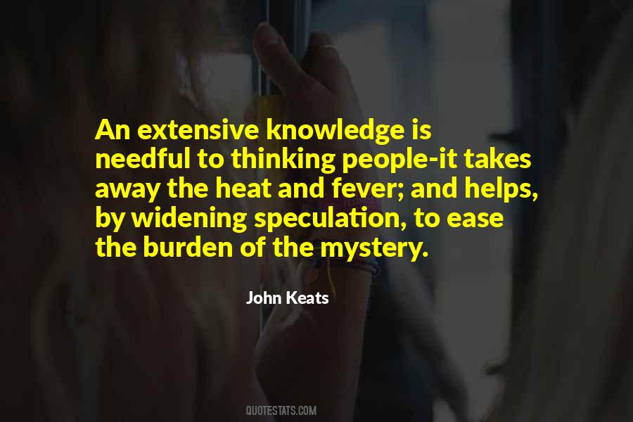 Knowledge Is A Burden Quotes #72674