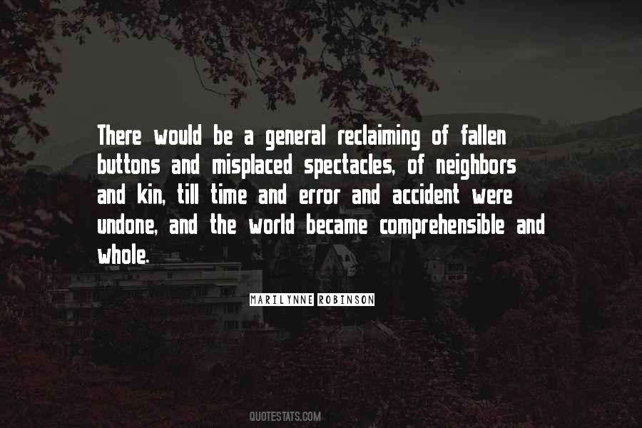 Quotes About The Fallen World #1044906