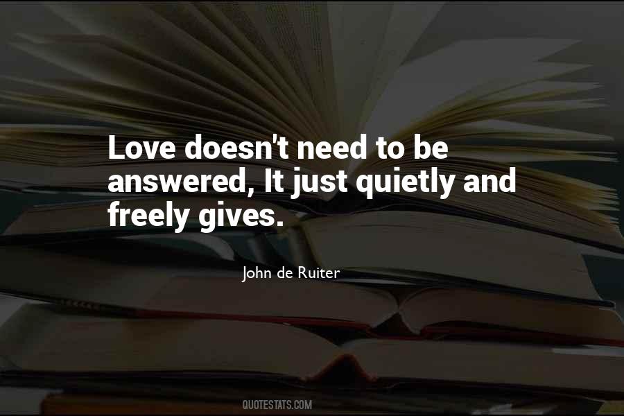 Quotes About Giving Freely #1738885