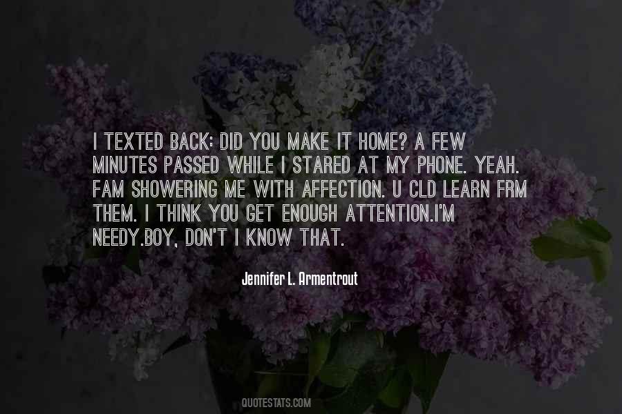 My Affection For You Quotes #1262955