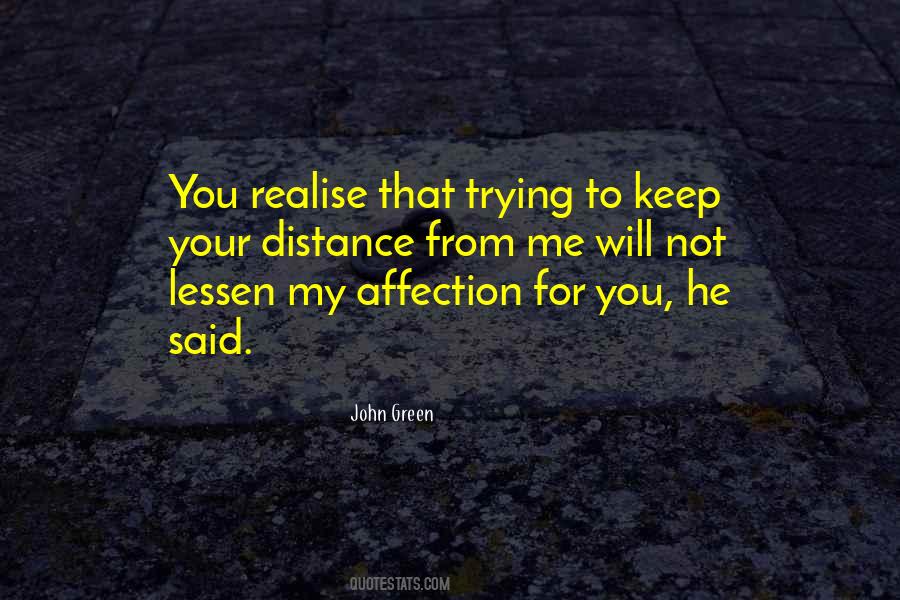 My Affection For You Quotes #664114